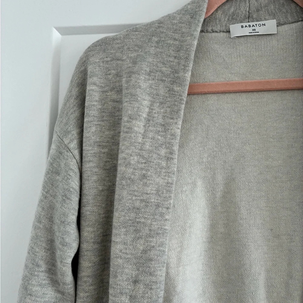 💝 Host Pick! 💝 BABATON LANCE wool & linen blend cardigan - size XS - Picture 4 of 6